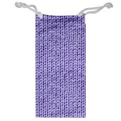 Knitted Wool Lilac Jewelry Bag by snowwhitegirl