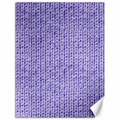 Knitted Wool Lilac Canvas 12  X 16   by snowwhitegirl