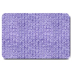 Knitted Wool Lilac Large Doormat  by snowwhitegirl