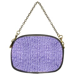 Knitted Wool Lilac Chain Purses (one Side)  by snowwhitegirl