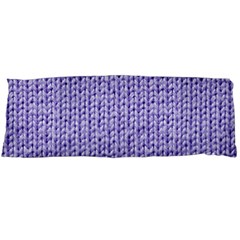 Knitted Wool Lilac Body Pillow Case (dakimakura) by snowwhitegirl