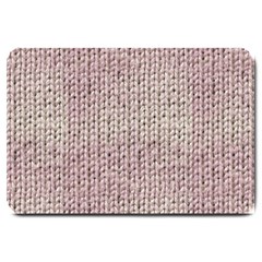 Knitted Wool Pink Light Large Doormat  by snowwhitegirl