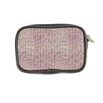 Knitted Wool Pink Light Coin Purse Back