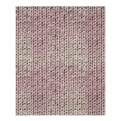 Knitted Wool Pink Light Shower Curtain 60  X 72  (medium) 