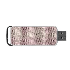 Knitted Wool Pink Light Portable Usb Flash (two Sides) by snowwhitegirl