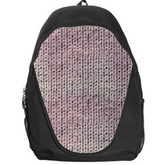 Knitted Wool Pink Light Backpack Bag by snowwhitegirl