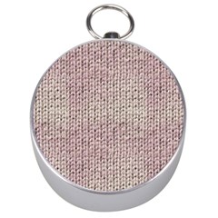 Knitted Wool Pink Light Silver Compasses