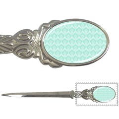 Damask Aqua Green Letter Openers by snowwhitegirl