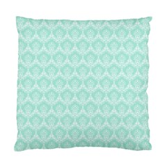 Damask Aqua Green Standard Cushion Case (one Side)