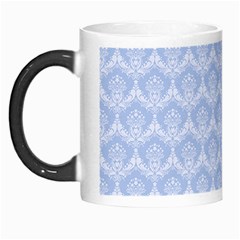 Damask Light Blue Morph Mugs