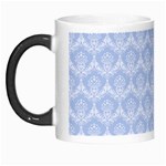 Damask Light Blue Morph Mugs Left