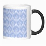 Damask Light Blue Morph Mugs Right