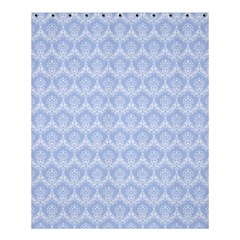 Damask Light Blue Shower Curtain 60  X 72  (medium)  by snowwhitegirl