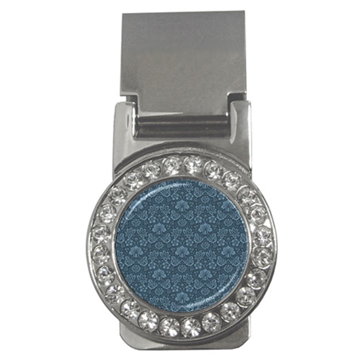 Damask Blue Money Clips (CZ) 