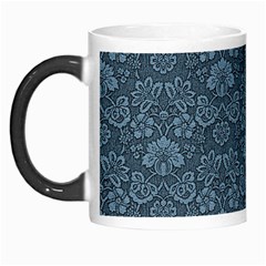 Damask Blue Morph Mugs by snowwhitegirl