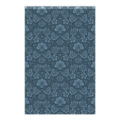 Damask Blue Shower Curtain 48  X 72  (small) 