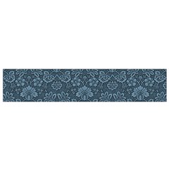 Damask Blue Small Flano Scarf by snowwhitegirl