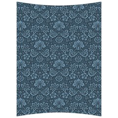 Damask Blue Back Support Cushion