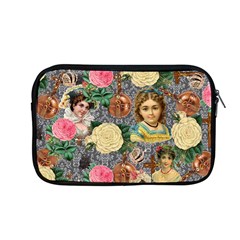 Damask Religious Victorian Grey Apple Macbook Pro 13  Zipper Case by snowwhitegirl