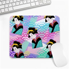 Japanese Abstract Large Mousepads by snowwhitegirl