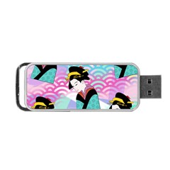 Japanese Abstract Portable Usb Flash (one Side) by snowwhitegirl