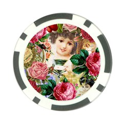 Little Girl Victorian Collage Poker Chip Card Guard by snowwhitegirl