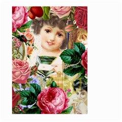 Little Girl Victorian Collage Large Garden Flag (two Sides) by snowwhitegirl