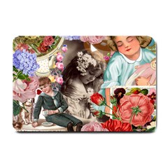 Victorian Collage Small Doormat  by snowwhitegirl