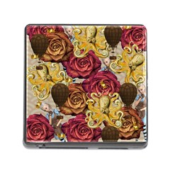 Octopus Floral Memory Card Reader (Square)