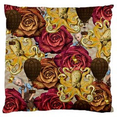 Octopus Floral Large Cushion Case (Two Sides)