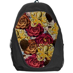 Octopus Floral Backpack Bag