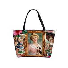 Victorian Collage Of Woman Shoulder Handbags by snowwhitegirl