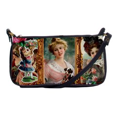 Victorian Collage Of Woman Shoulder Clutch Bags