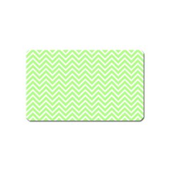 Green Chevron Magnet (name Card)