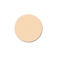 Orange Chevron Golf Ball Marker (4 Pack) by snowwhitegirl