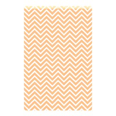 Orange Chevron Shower Curtain 48  X 72  (small) 