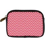 Red Chevron Digital Camera Cases Front