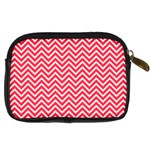 Red Chevron Digital Camera Cases Back