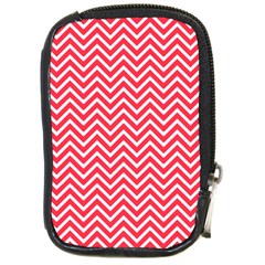 Red Chevron Compact Camera Cases