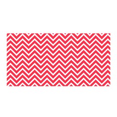 Red Chevron Satin Wrap