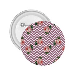 Violet Chevron Rose 2 25  Buttons by snowwhitegirl