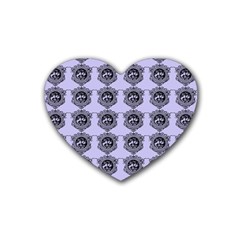 Three Women Blue Heart Coaster (4 Pack)  by snowwhitegirl