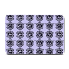 Three Women Blue Small Doormat  by snowwhitegirl