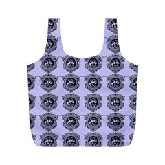 Three Women Blue Full Print Recycle Bags (m)  by snowwhitegirl