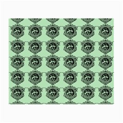 Three Women Green Small Glasses Cloth (2-side) by snowwhitegirl