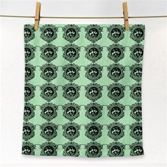 Three Women Green Face Towel