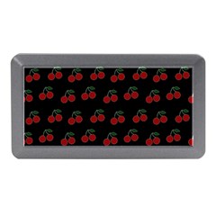 Cherries Black Memory Card Reader (mini) by snowwhitegirl