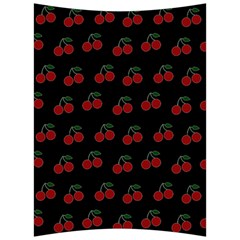 Cherries Black Back Support Cushion