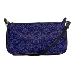 Damask Purple Shoulder Clutch Bags