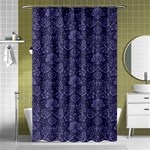 Damask Purple Shower Curtain 48  x 72  (Small)  Curtain(48  X 72 ) - 42.18 x64.8  Curtain(48  X 72 )